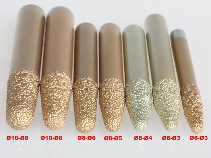 錐形鉆石 3D 大理石、花崗巖深浮雕鉆頭