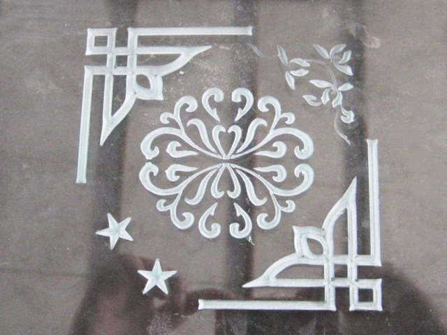 CNC 玻璃雕刻切割機(jī)樣品