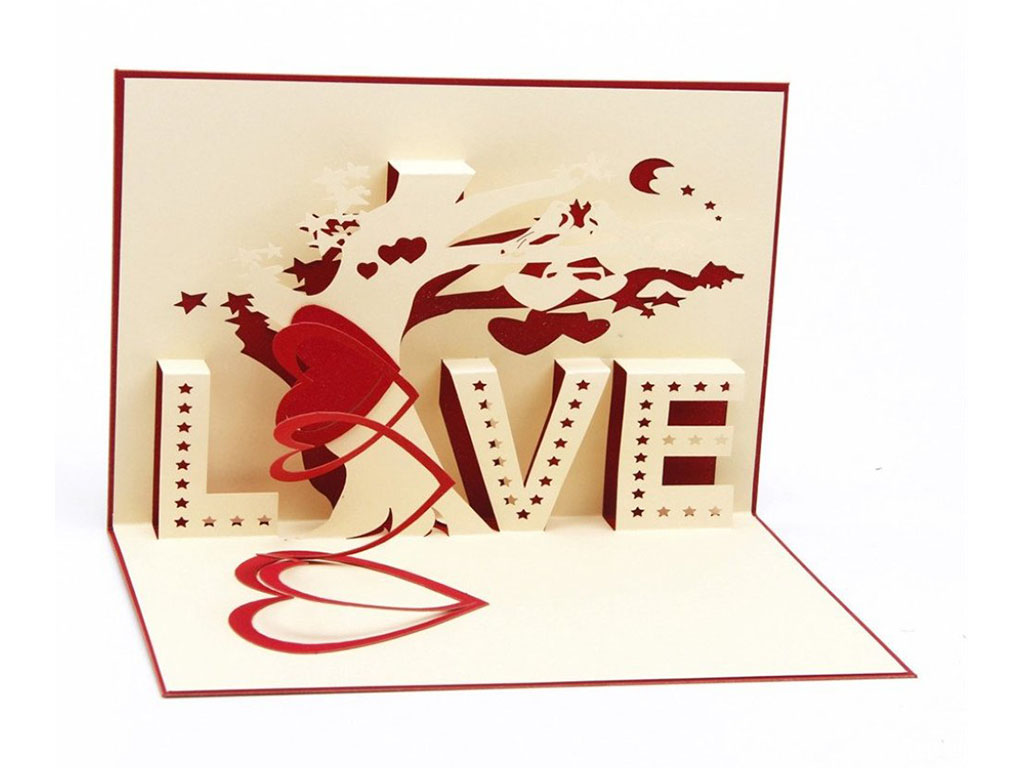 激光切割紙質(zhì)賀卡 激光切割紙質(zhì)賀卡