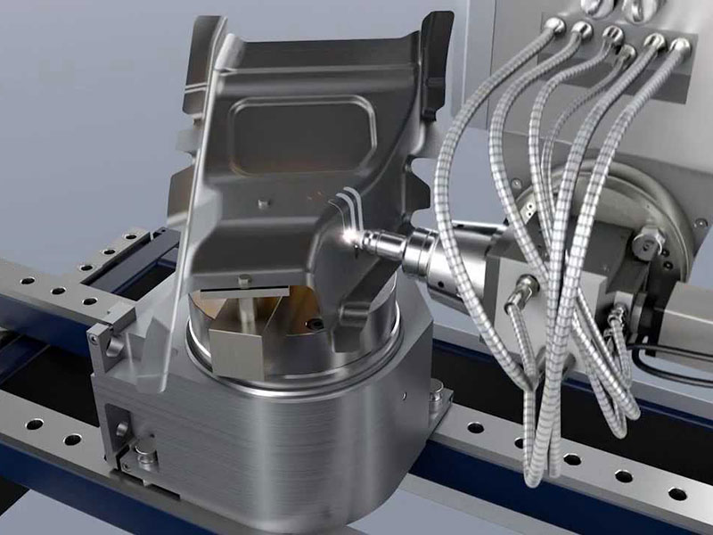 帶氣體輔助的光纖激光切割機(jī)