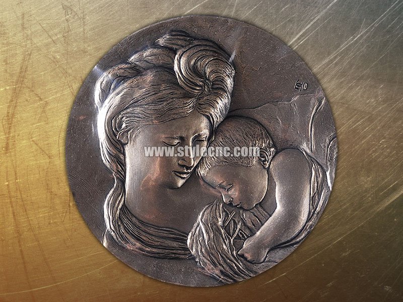 CNC金屬雕刻機(jī)樣品