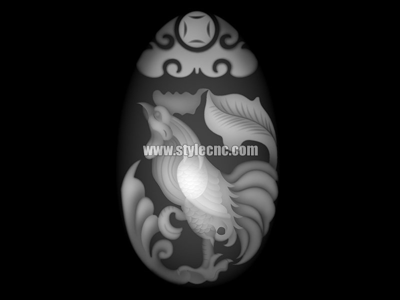 公雞深思者灰度圖像 公雞深思者灰度圖像