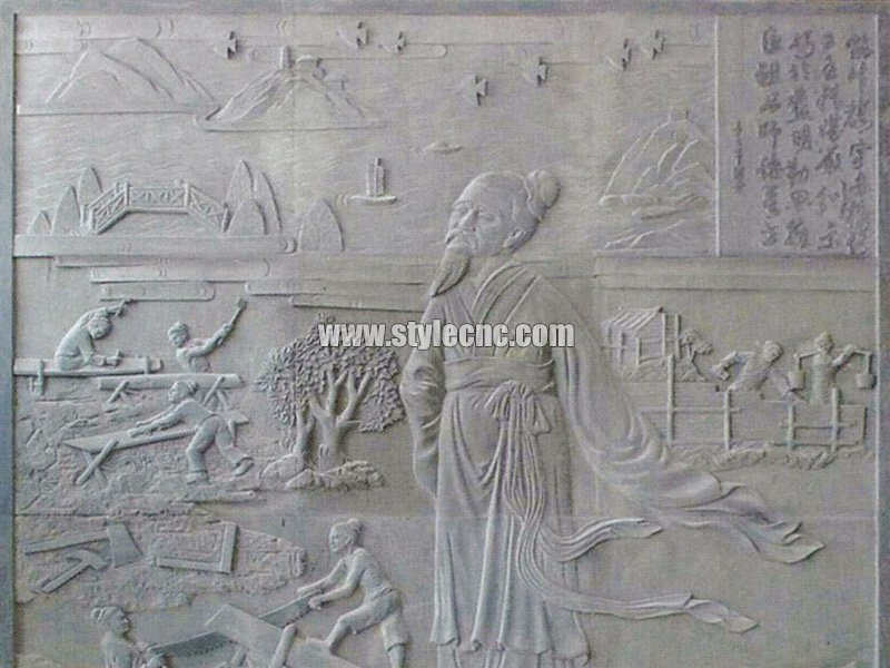 石材雕刻機(jī) CNC 大理石雕刻樣品 07