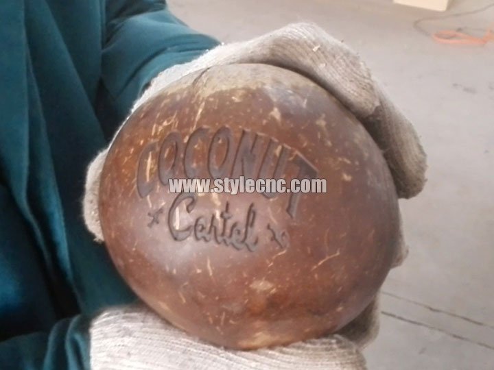 激光打標(biāo)椰子創(chuàng)意