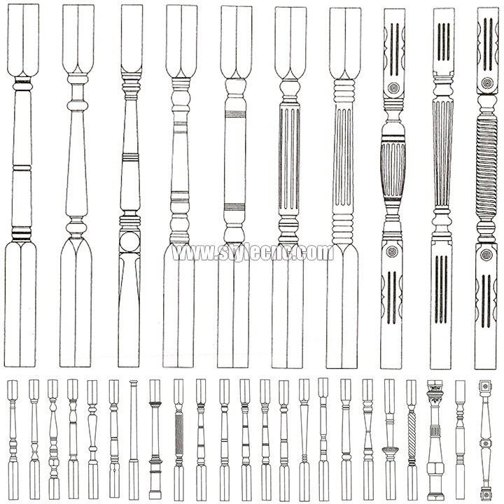 用于木柱和木腿項(xiàng)目的木工車(chē)床