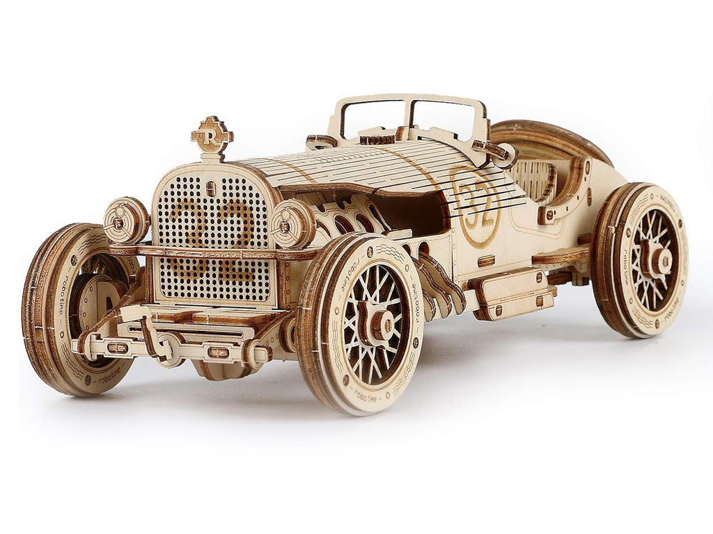 激光切割 3D 組裝膠合板古董車項(xiàng)目