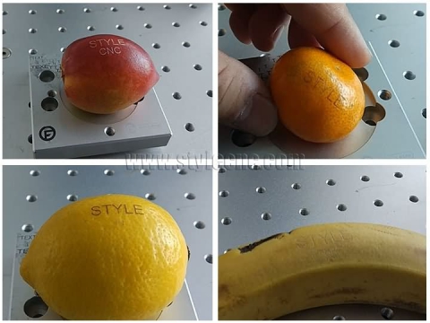 CO2 激光水果打標(biāo)機(jī) DIY 定制徽標(biāo)和標(biāo)志