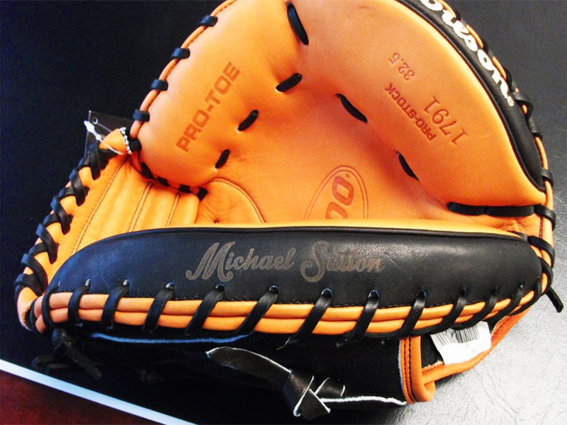 激光雕刻個性化皮革棒球手套