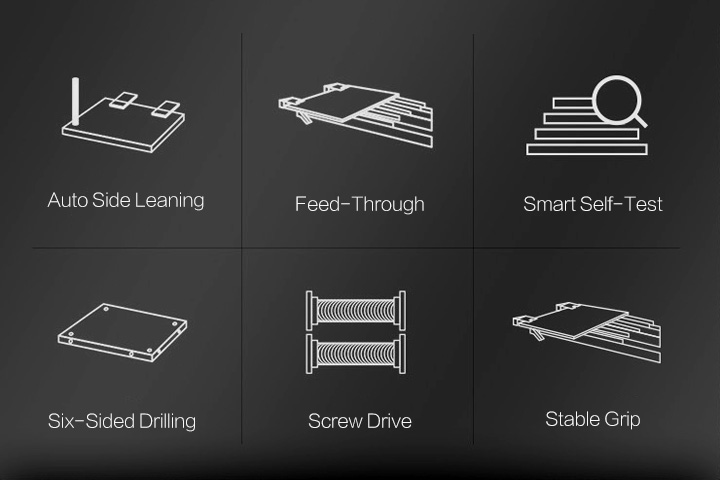 全自動數(shù)控六面鉆孔機(jī)特點(diǎn) 全自動數(shù)控六面鉆孔機(jī)特點(diǎn)