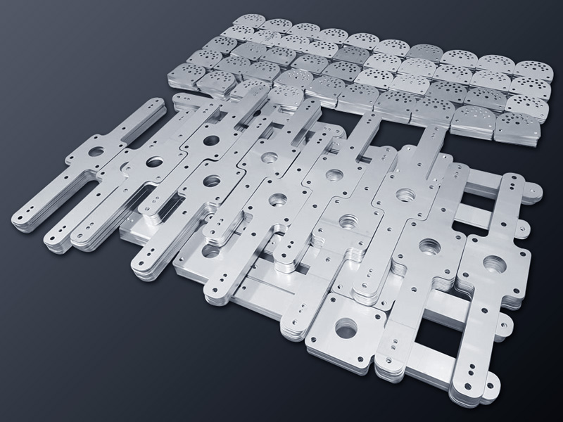 用于金屬零件切割項(xiàng)目的卷料送料激光落料線