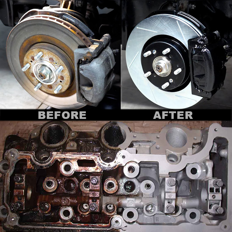 脈沖激光除銹和油脂清潔項目