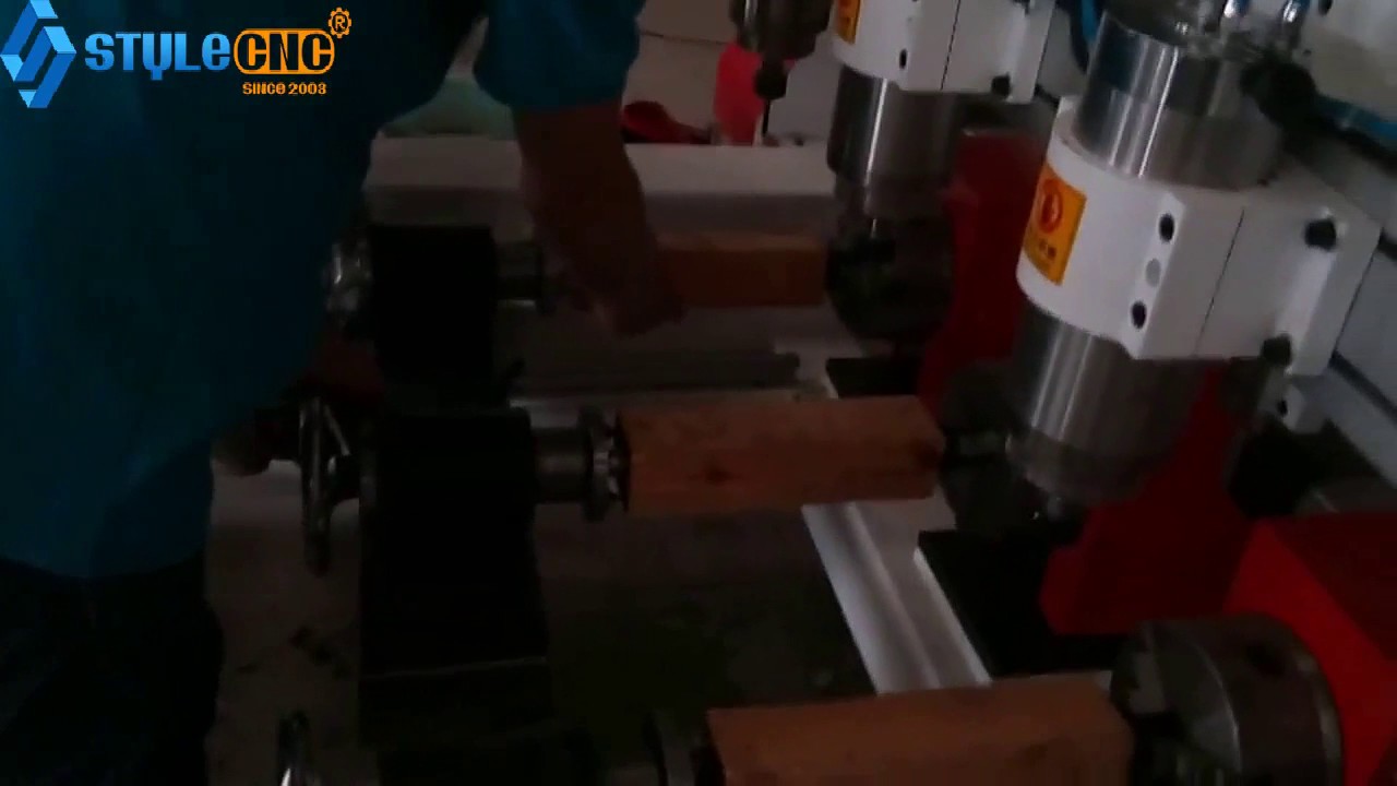 如何固定多頭數(shù)控雕刻機的旋轉(zhuǎn)軸？