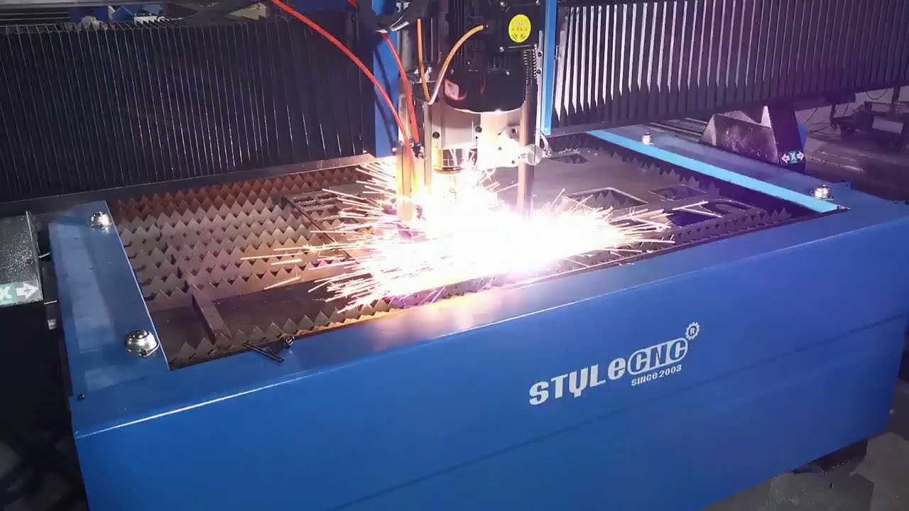 用于金屬切割和鉆孔的精密數(shù)控等離子切割工作臺(tái)